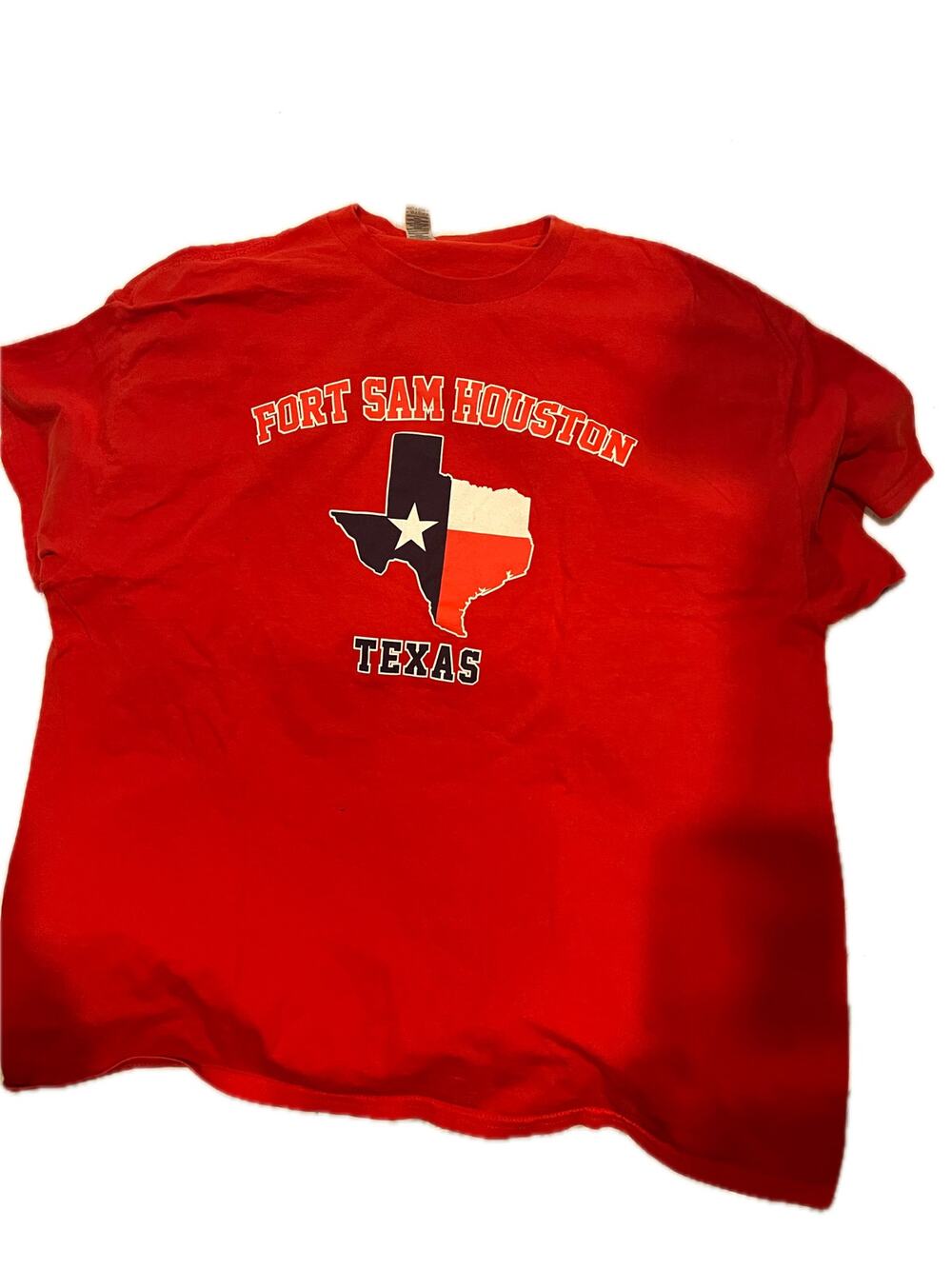 Fort Sam Houson Texas Red T-Shirt Mens XL